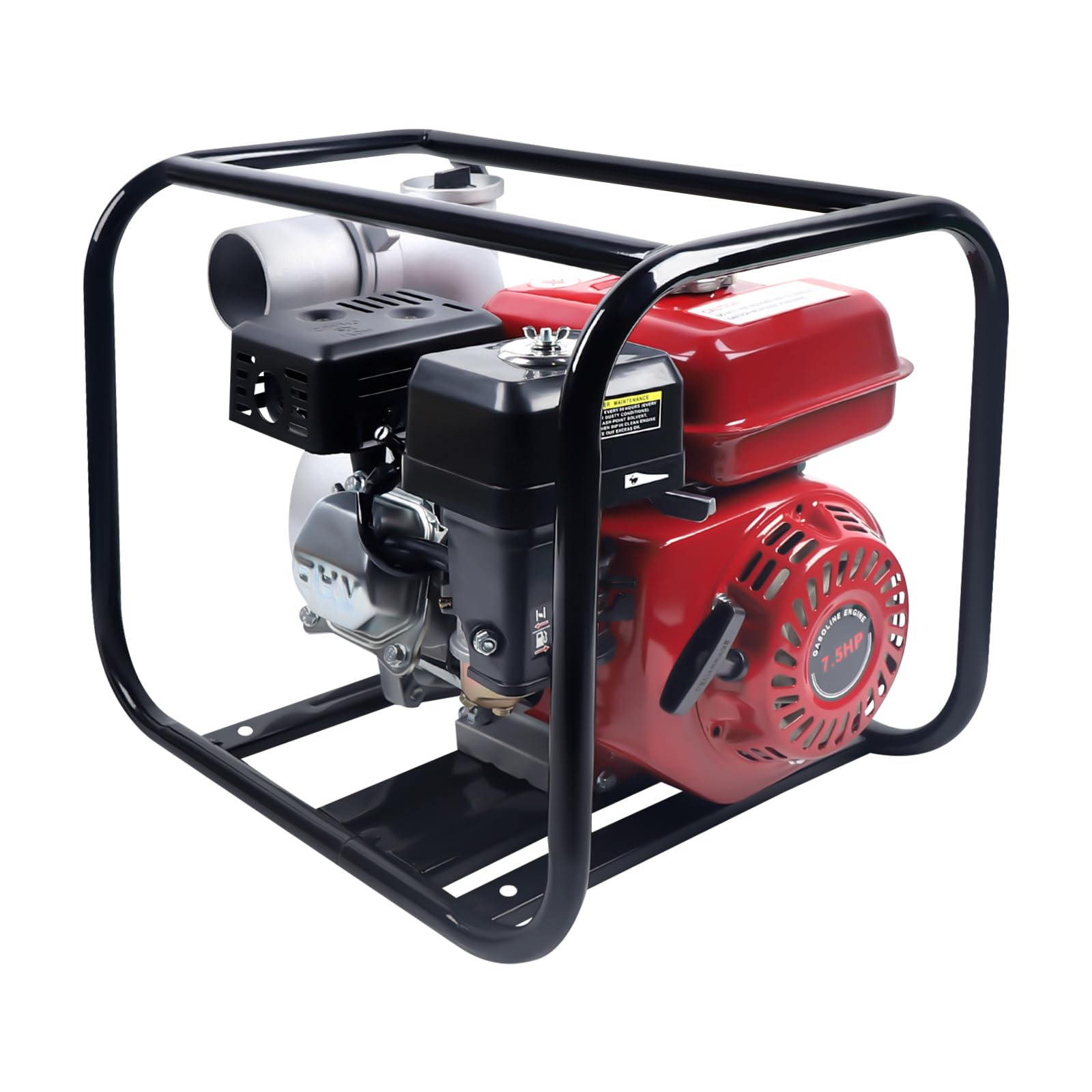 3" Benzin Wasserpumpe 7.5hp Motorpumpe 60m³/H Abwasserpumpe Bewässerungspumpe Für Die Landwirtschaftliche Bewässerung, Die Reinigung Von Wasser, Die Behandlung Von Industrieabwässern