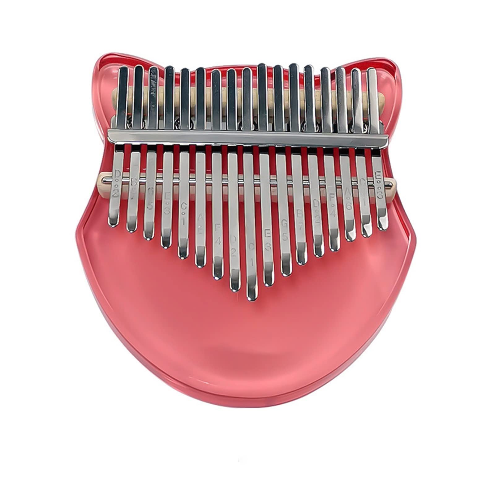 alumno Kalimba Instrumento De Piano De Pulgar Kalimba De 17 Tonos Acrílico (Color : Pink)