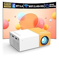 Proiettore PVO WiFi Film Portatile, Schermo del Telefono può Essere Specchiato al