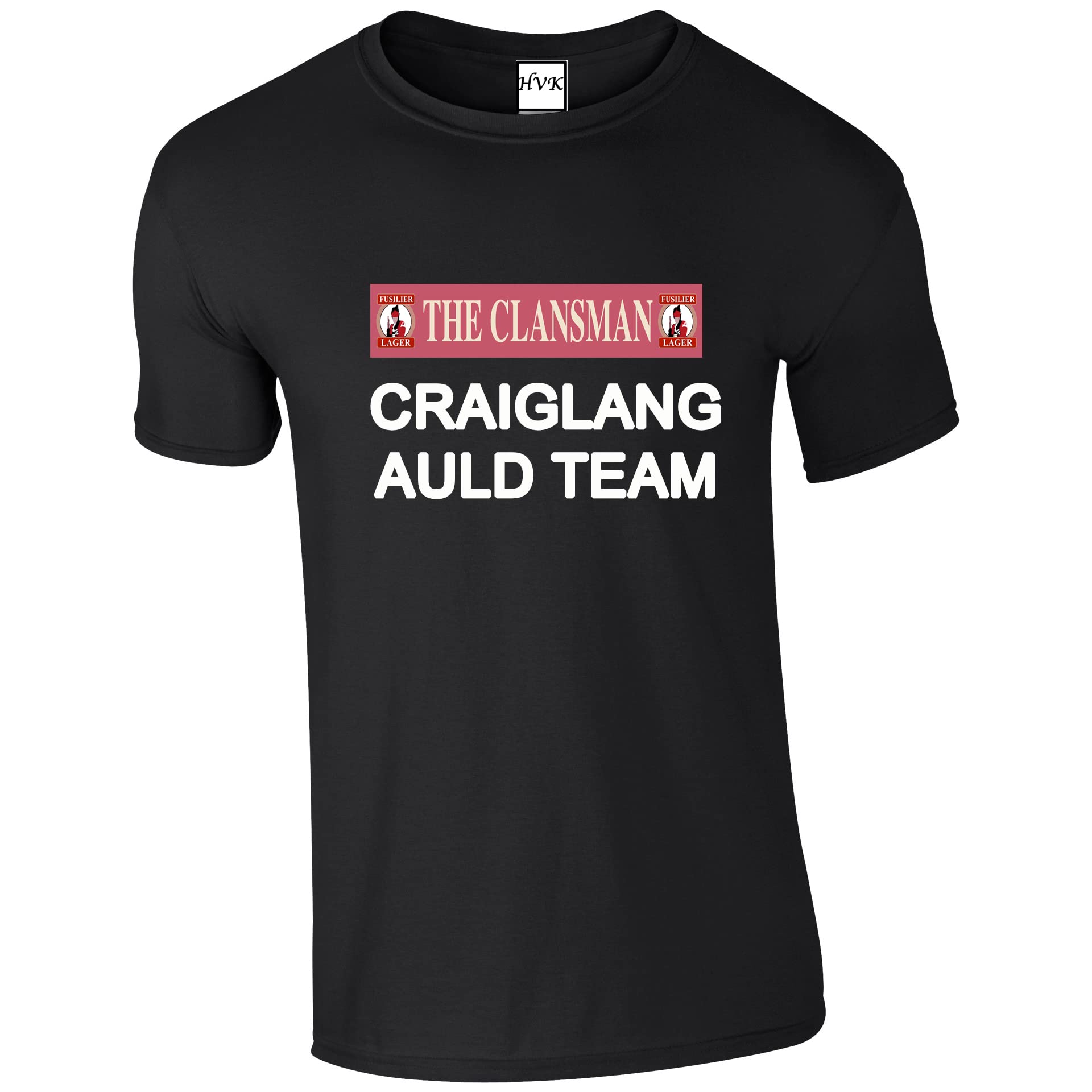 Still Game Auld Team Printed T Shirt Craiglang (as8, Alpha, xx_l, Regular, Regular, Black)