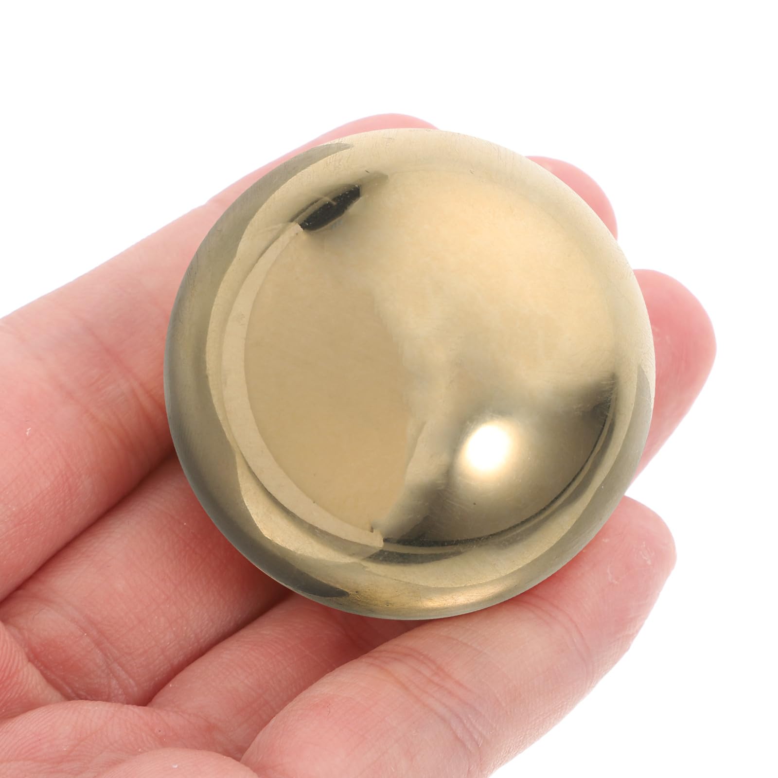 MAGICLULU Palle Cinesi per Esercizi Manuali in Ottone Specchiato 40mm, Set da 2 Sfere Decorative per Salute e Benessere, Accessorio per Allenamento Mano e Arredamento Casa Adulto