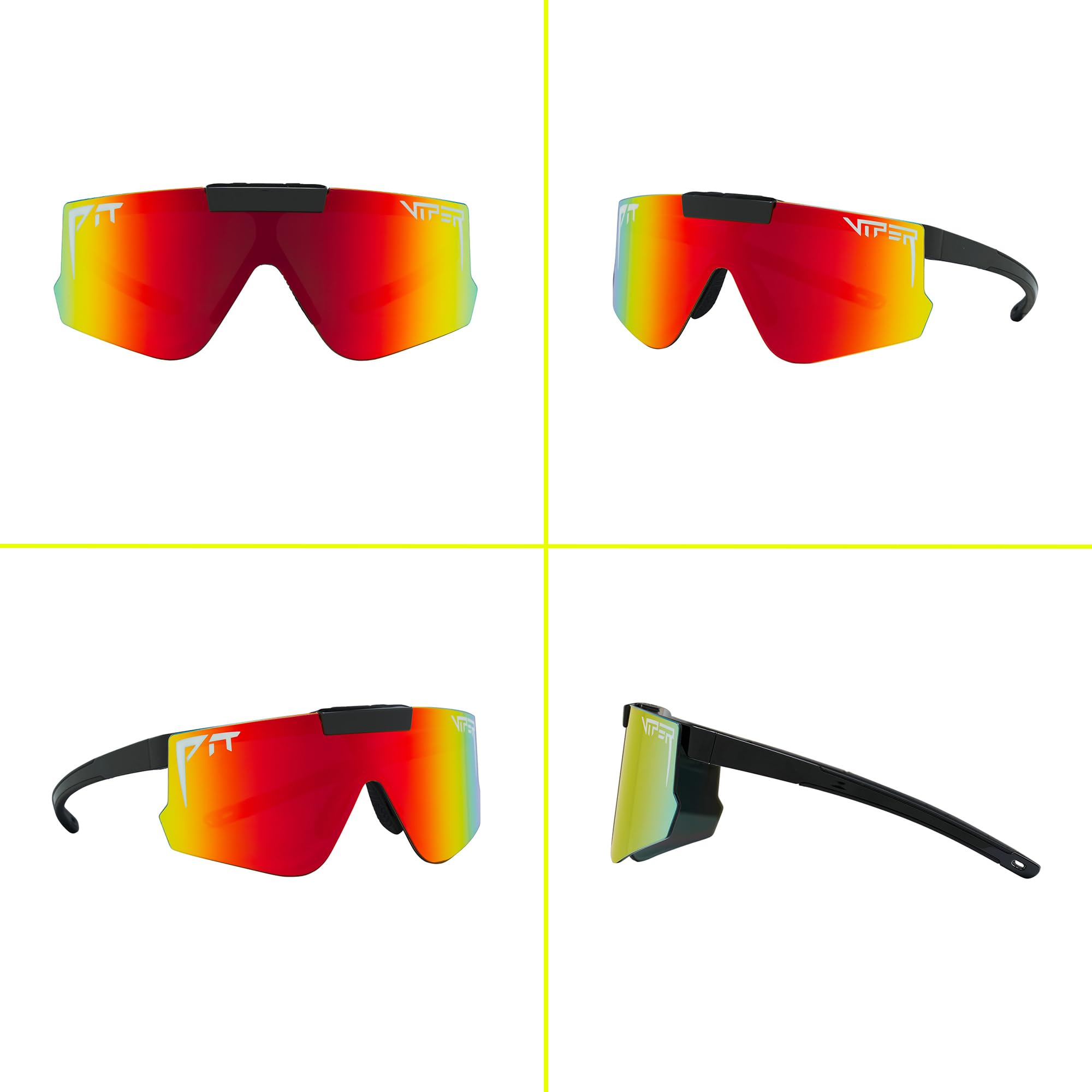 Pit Viper The Flip-Offs HDPV Exec Rainbow, E-FO-THEEXEC-HCP-RW
