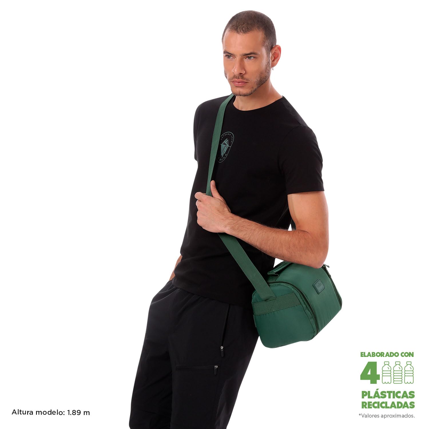 TOTTO - Bolsa Térmica Porta Alimentos 9 L, Modelo Tracer 2, Bolsa Comida Trabajo, Apertura 180º, Asa de Mano, Correa Ajustable, Pasador para Mochila con Ruedas, Fácil de Limpiar, Estampado Silver Pine