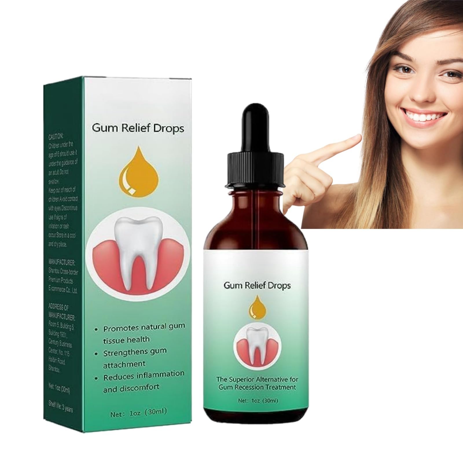 1pcs Gums Regrowth Drops,Gums Repair,Gums Repair for Receding Gums,Gums Treatment Mouthwash,Gums Gel Pain Relief,Gums Treatment,Treatment for Gums Health,Gums Mouthwash Treatment,Mouth Wash Sore Gums