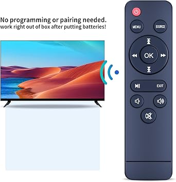 Remote Control Replacement for XuanPad Mini Projector M8-F, for YOOYAA XR11, for PURSHE Projector HI-01