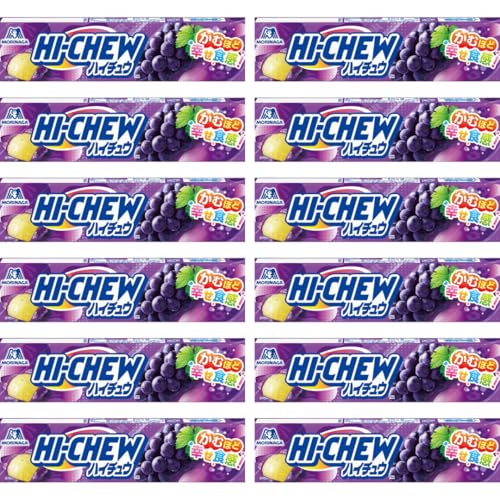 Dulces Hi Chew sabor uva 12 unidades miniatura 1
