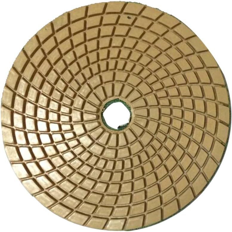 Diamond 5 Inch Wet 7 Step Polishing Sanding Pads 7 Pcs for Granite Marble Stone Grit 50-3000