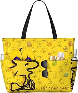 トートバッグ ウッドストック スヌーピー おしゃれ プールバッグ 大容量 ビーチバッグ 手提げ 肩掛け 小物ポケット付き ビーチ ジム 銭湯 旅行 レディース 男女兼用 プレゼント トートバッグ ウッドストック スヌーピー おしゃれ プールバッグ 大容量 ビーチバッグ 手提げ 肩掛け 小物ポケット付き ビーチ ジム 銭湯 旅行 レディース 男女兼用 プレゼント