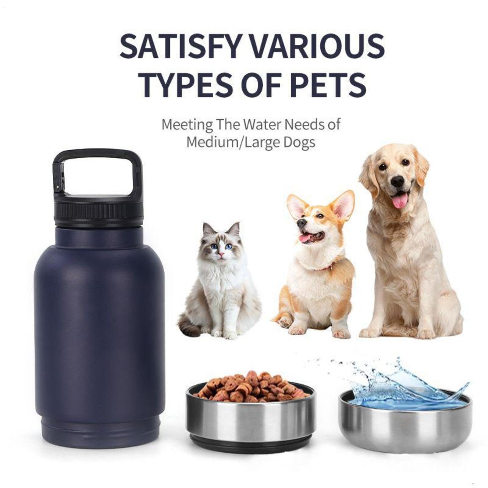 Borraccia Portatile Per Cani Dispenser D'Acqua Per Animali Domestici Da | Borraccia Antigoccia Cuccioli Viaggi Campeggio Escursioni Passeggiate All'Aperto Picnic Dormitorio