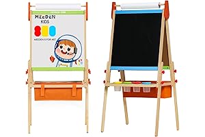 Hape All-in-One Wooden Kids Art Easel: Unleash Artistic Expression!