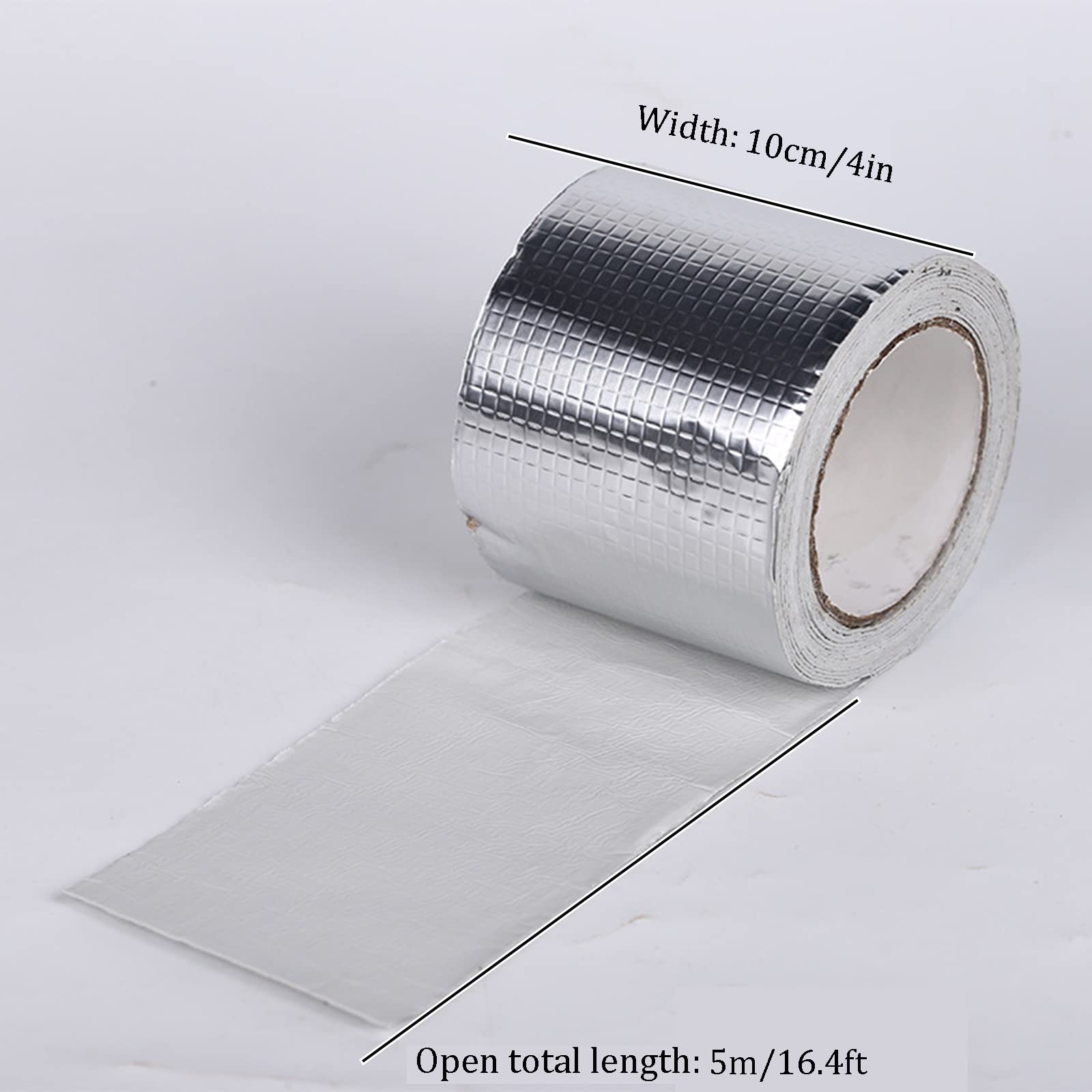 Nastro butilico, nastro butilico impermeabile, 2/4" WX 16,4'L, nastro a prova di perdite for esterni aggiornato for riparazioni di plastica e metallo, striscia sigillante resistente ai raggi for tutte