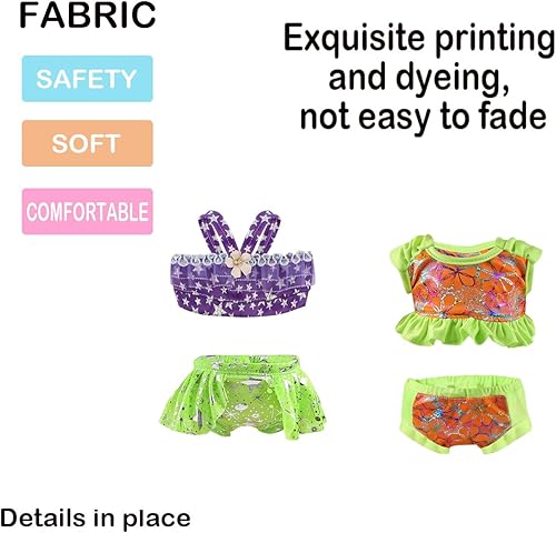 Miniatura 3 de Accesorios de ropa de muñeca de 18 pulgadas  2 piezas de disfraz de muñeca de otoño incluye suéter azul, faldas clásicas, muñeca, trajes, se adapta