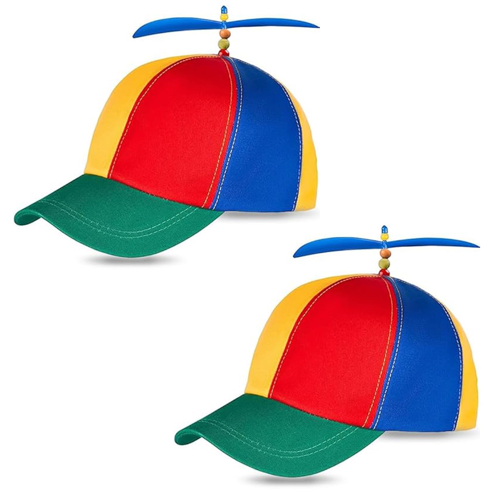 DXPETA Propeller Hat Adult, Helicopter Hat for Parties and Festivals, Funny Hats for Adults with Spinning Propeller, Adjustable Headwear for Outdoor Events, Size 54-58 cm Head Circumference