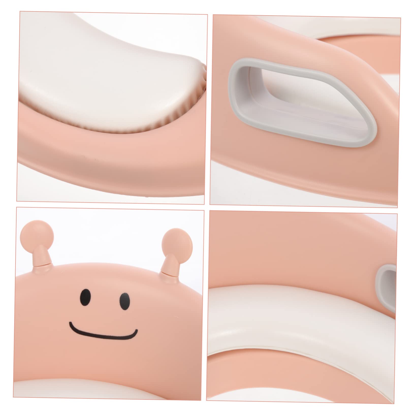 Asiento de Inodoro para Niños Dibujos Animados y Asas | Pu y Pp, Ajuste Ergonómico, Instalación Sencilla, Compatible Mayoría de Wc