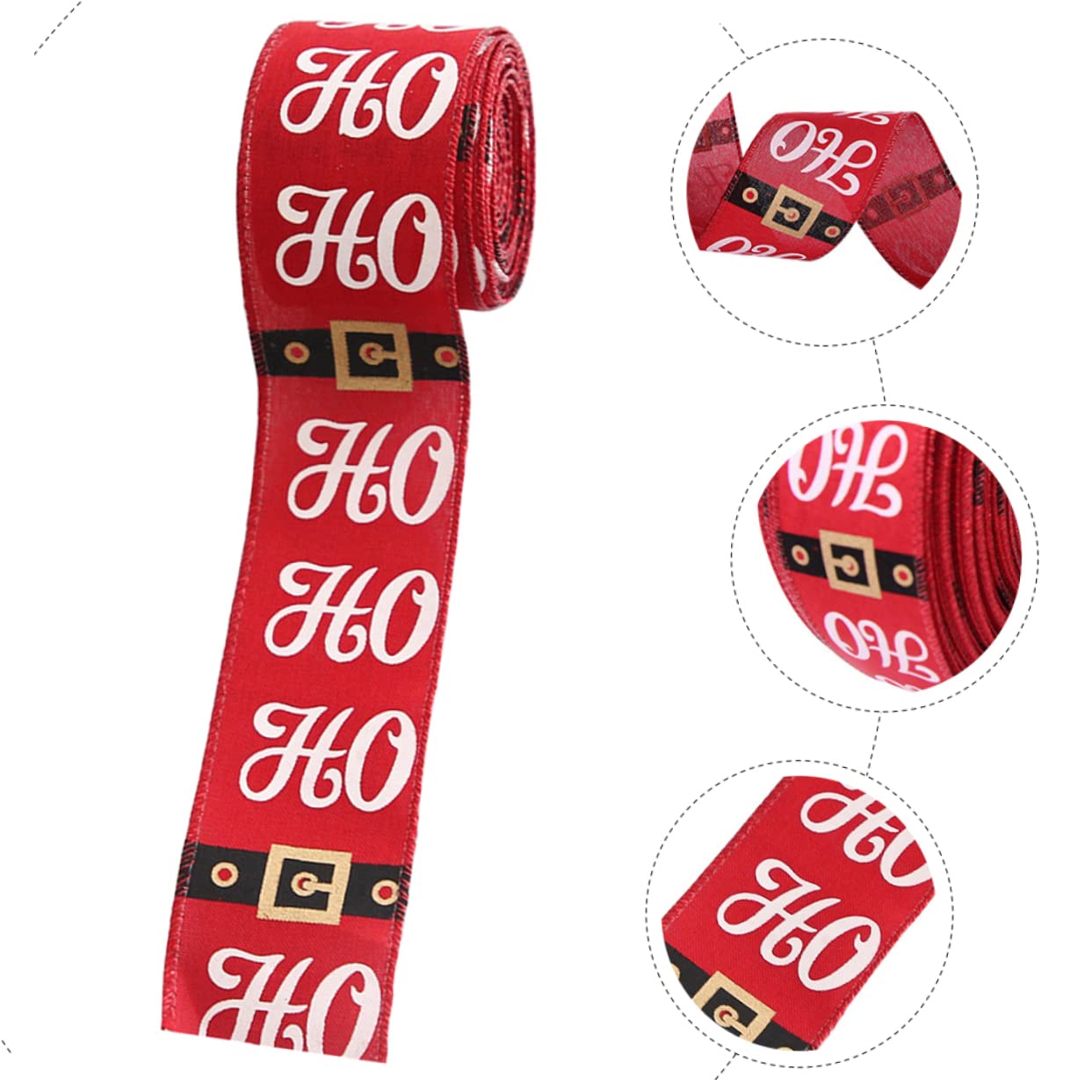Tofficu 5stücke Weihnachtsband Diy Schleifenband Für Festliche Dekoration Für Weihnachtsbaum Kränze Bastelprojekte Und Mehr Hochwertiges Langlebiges Material Für Kreative Ideen