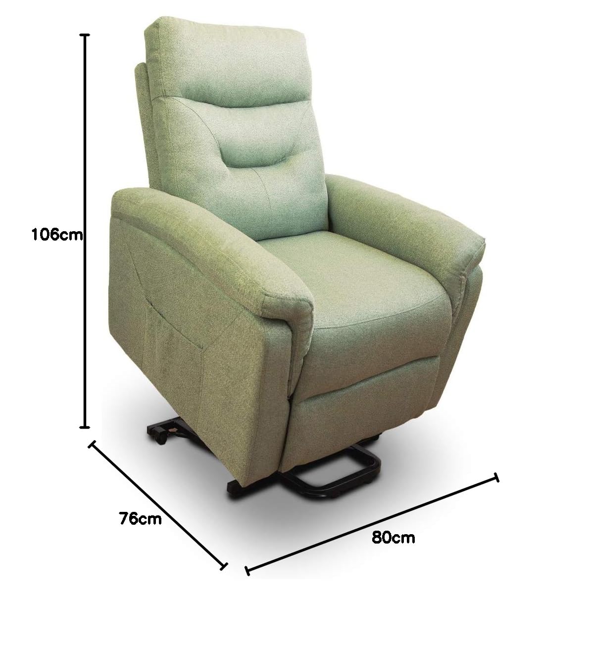 Astan Hogar Sillón Relax con Función Auto-Ayuda (Levanta Personas), Reclinación Eléctrica Independiente, 2 Motores, Modelo Amel AH-AR11100VD