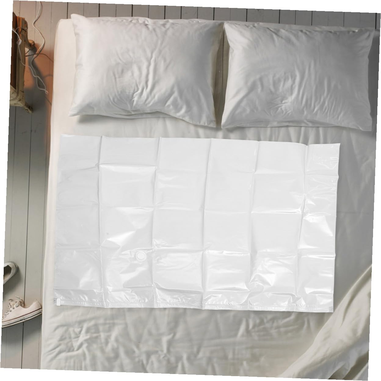 NOLITOY 2piezas Bolsas de Vacío para Colchón Reutilizables de Almacenamiento al Vacío para Guardar Ropa Edredones Unidades