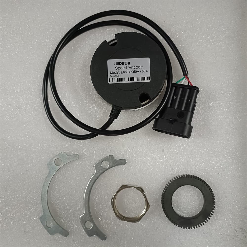 JWDAWN 4wire Motor Speed Encoder E68EC050A01 E68EC050A Speed Sensor for Golf Cart Electric Vehicle Forklift Pallet Truck Accessories