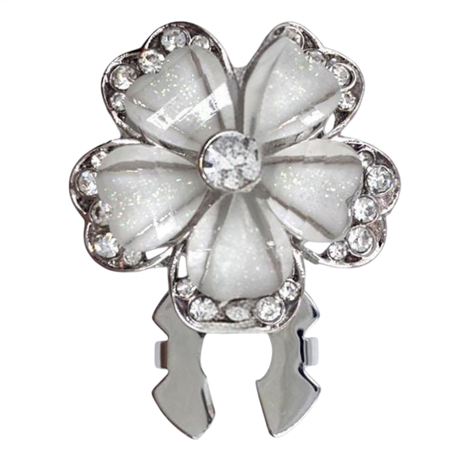 Cubiertas De Botones De Camisa,Cubiertas De Botones Con Clip, Gemelos con cubierta de botón con adornos de brillante, Accesorios formales para eventos Clips de botones de manga de moda para mujeres