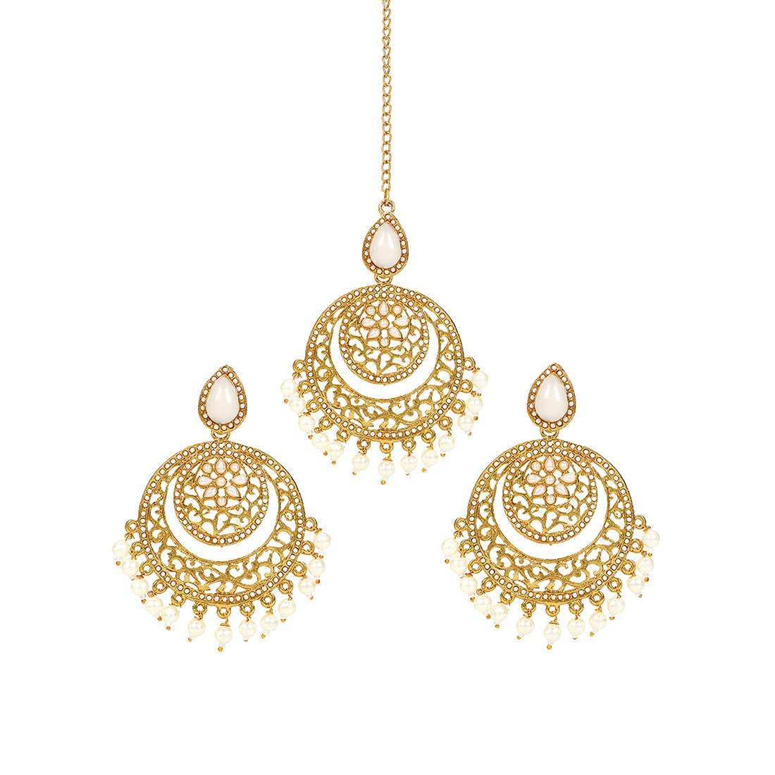 See full amazon price history chart for Yellow Chimes Ethnic Gold Plated Traditional Pearl Chandbali Earrings with Maangtikka for Women and Girls, Medium (YCTJER-04MNGPRL-GL) Yellow Chimes Ethnic Gold Plated Traditional Pearl Chandbali Earrings with Maangtikka for Women and Girls, Medium (YCTJER-04MNGPRL-GL) (B0949PRLWN) Amazon Price History, Amazon Price Tracker