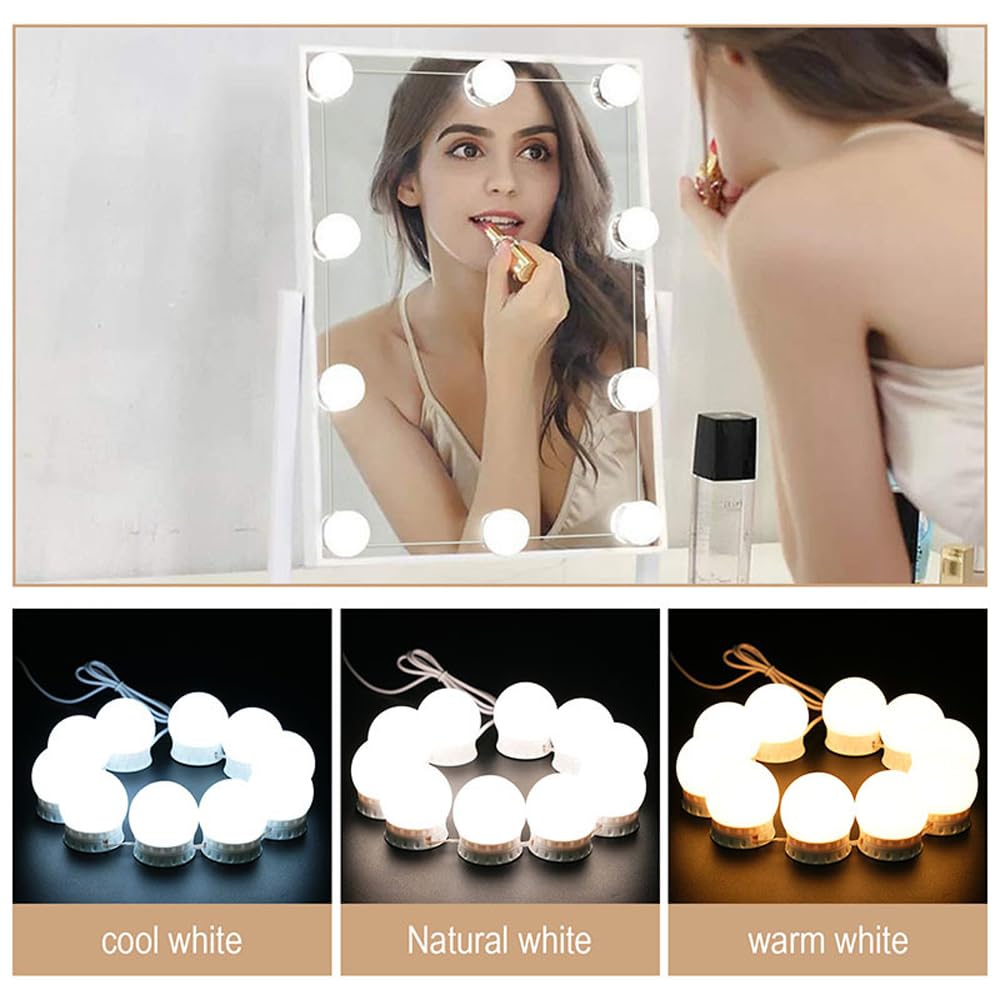 Hollywood Style 10 Bulbs Dimmable Lamp Vanity Light LED Make Up Mirror Lights