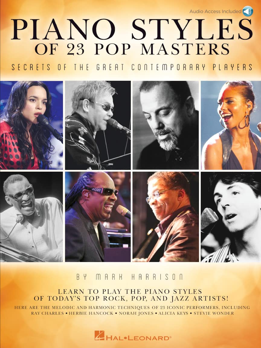 Mark Harrison - Piano Styles Of 23 Pop Masters Book & CD: Secrets of the Great Contemporary Players
