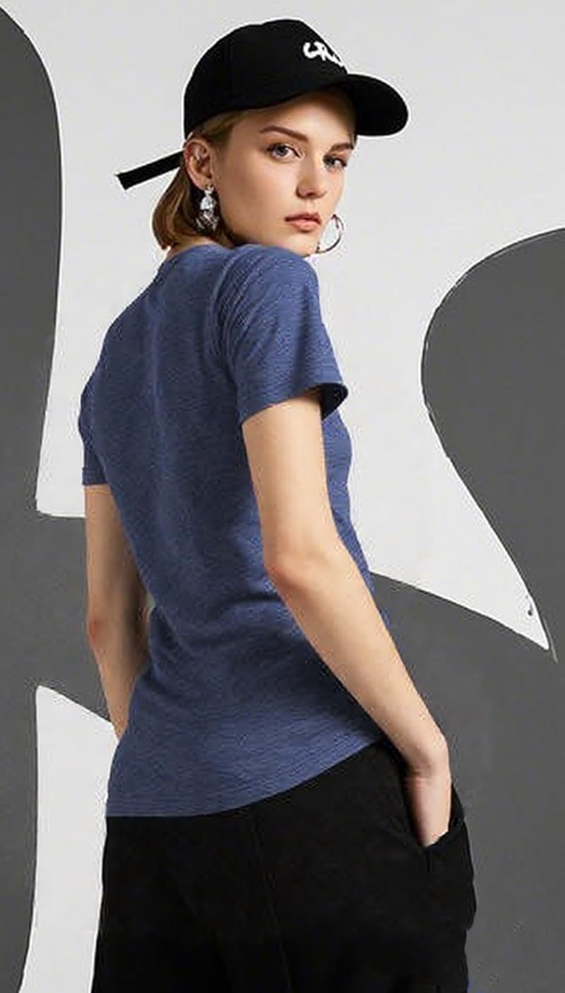 Baseball Mom T-Shirt Women Funny Cool Baseball Shirts Short Sleeve Graphic Tee Summer Tops Loose Casual - Image 5