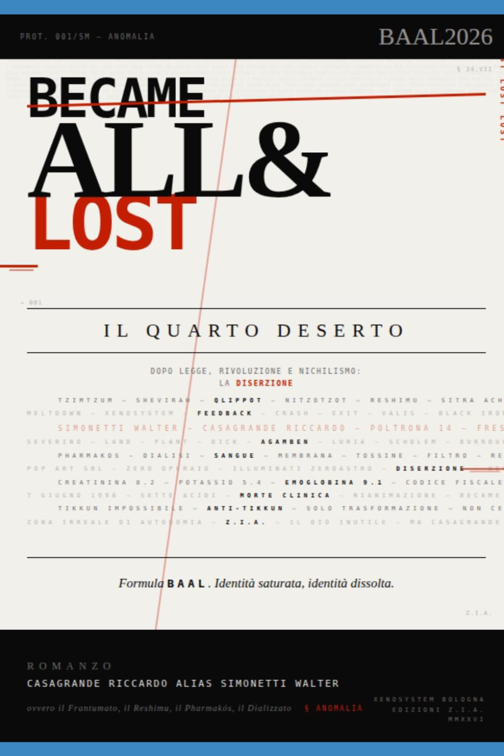 BECAME ALL AND LOST: Il Quarto Deserto (ZIA ZONE IRREALI DI AUTONOMIA)