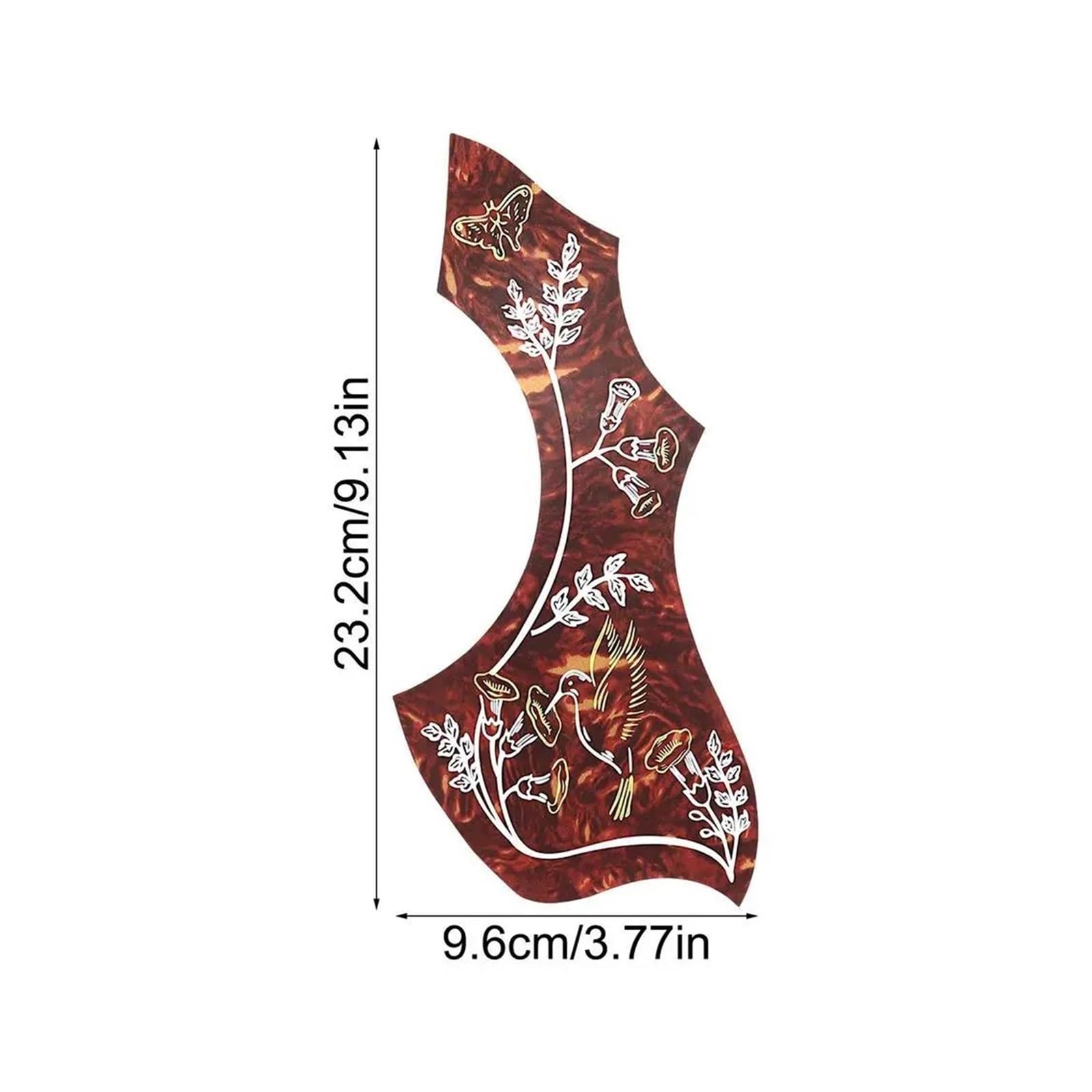 Dieci Pezzi Battipenna Per Chitarra Chitarra Folk Per Principianti Adesivo Per Chitarra(3/4)