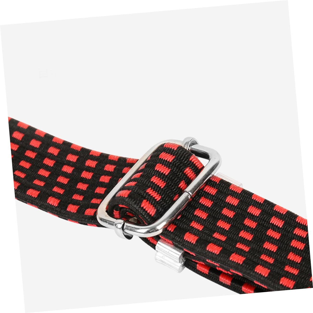 Cuerda de Salto Bungee para Bicicleta, Correas de Equipaje para Maletas Anchas, trinquete de Bicicleta, Correa de Amarre, Cuerda elástica, Banda elástica, mosquetón, Correa de Cuerda elástica (Rojo