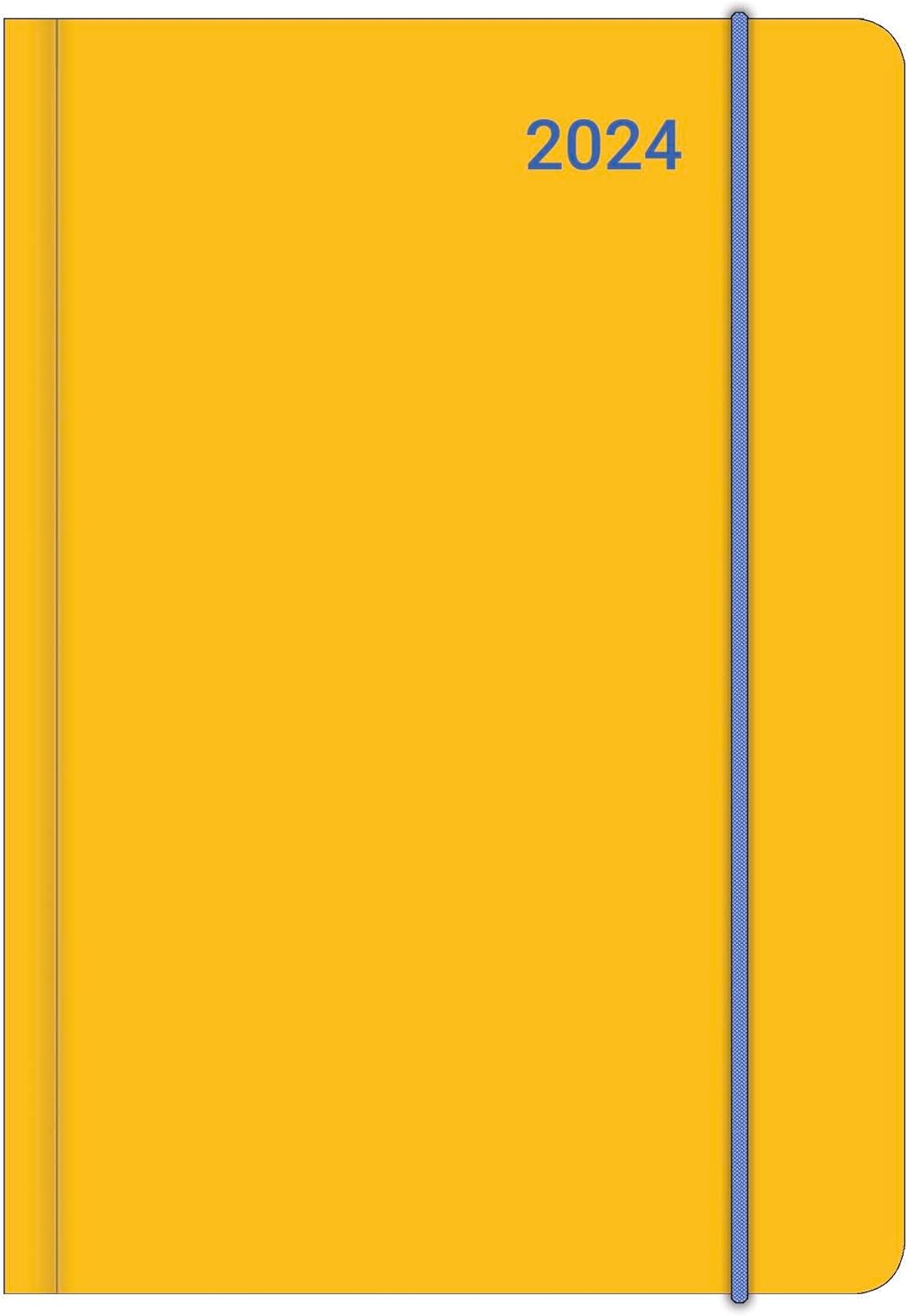 Beach 2024 Diary Book Calendar Pocket Calendar 12 x 17: Midi Flexi Diary EarthLine
