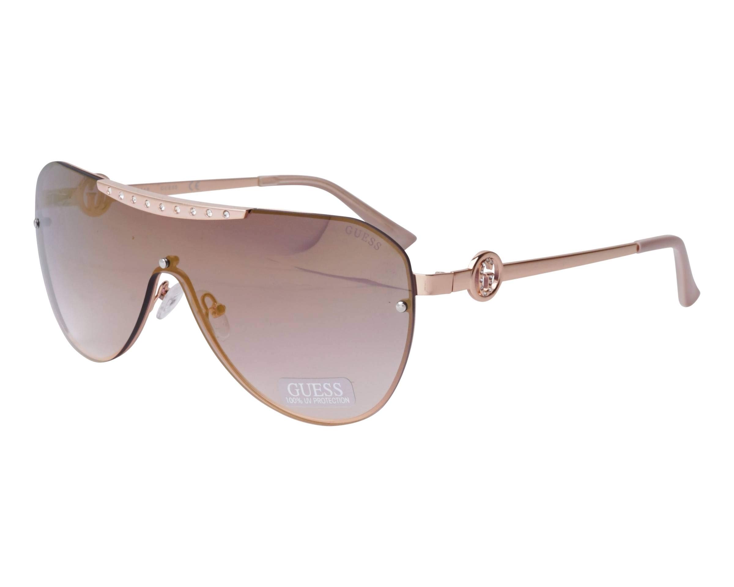 GUESS Factory Pave Shield Sunglasses