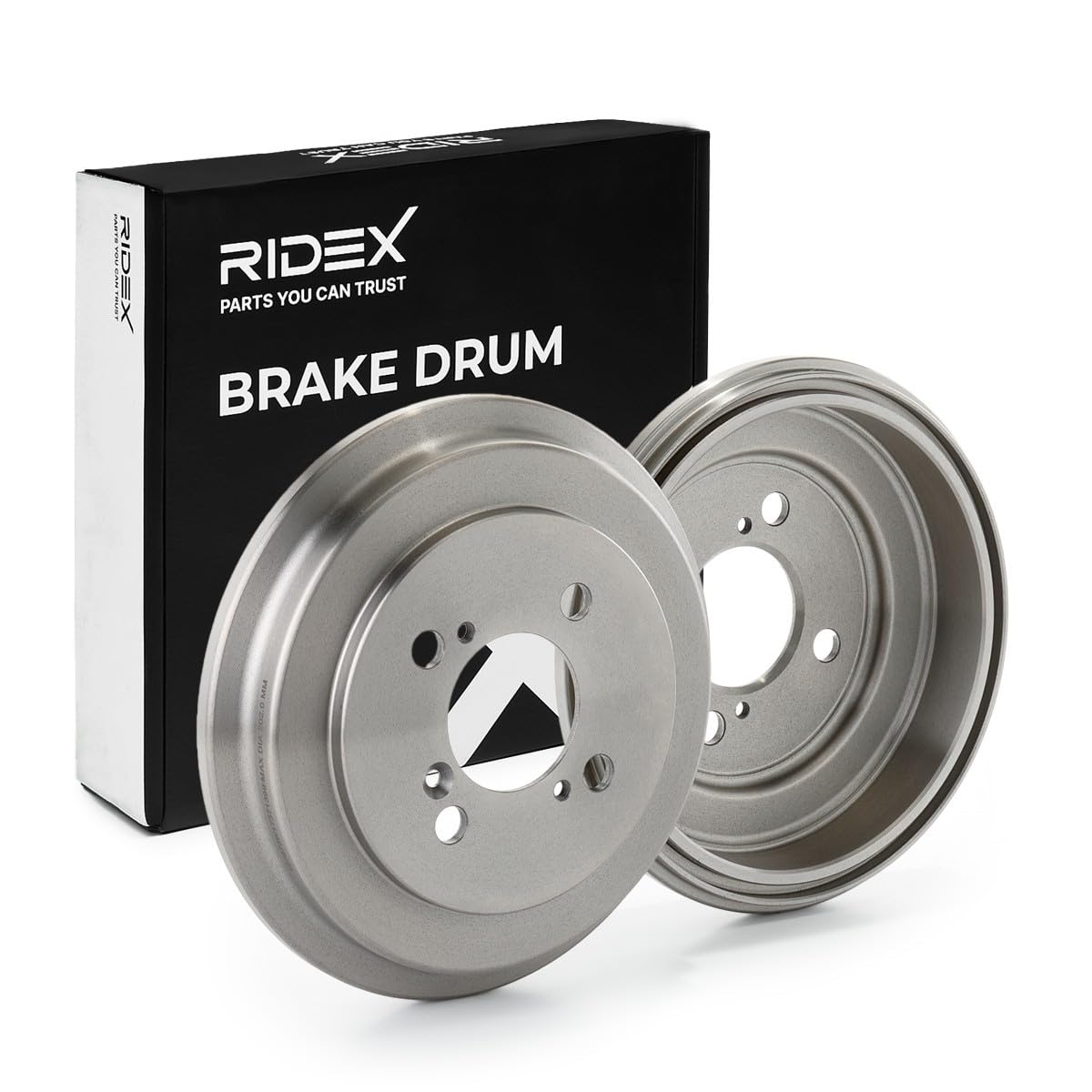 RIDEX 123B0300 2x Tamburo freno Posteriore senza anello sensore ABS senza cuscinetto ruota senza supporto Compatibilità con SUZUKI SWIFT IV FZ, NZ