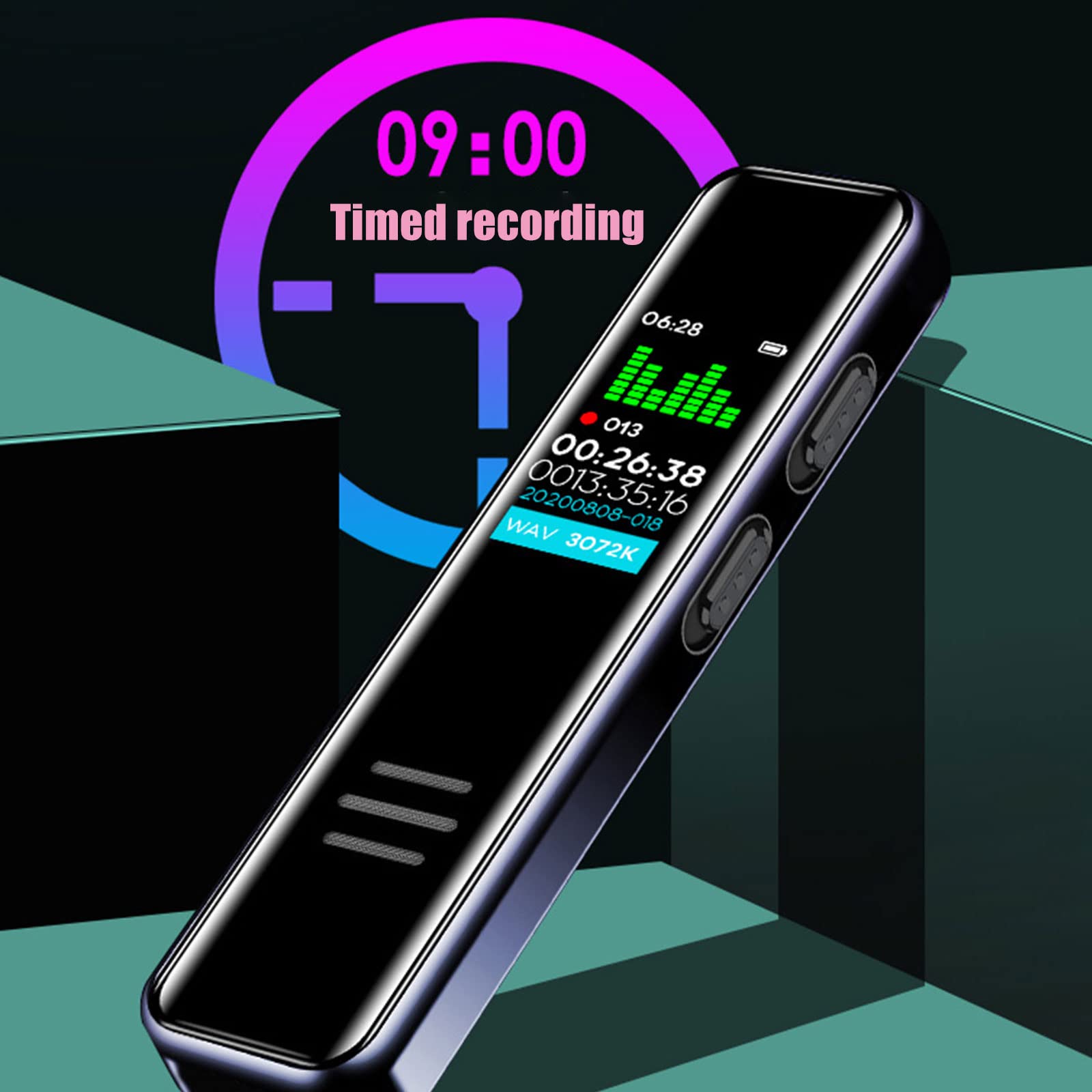 Diktiergerät Digital High-Definition Zero Noise Voice Recorder Student Class Meeting Recording Voice Recorder