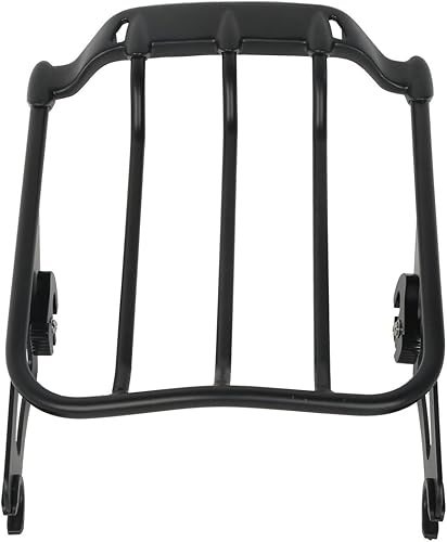 Miniatura 6 de TCT - Portaequipajes desmontable con dos alas de aire, apto para modelos Harley Touring 2009-2019