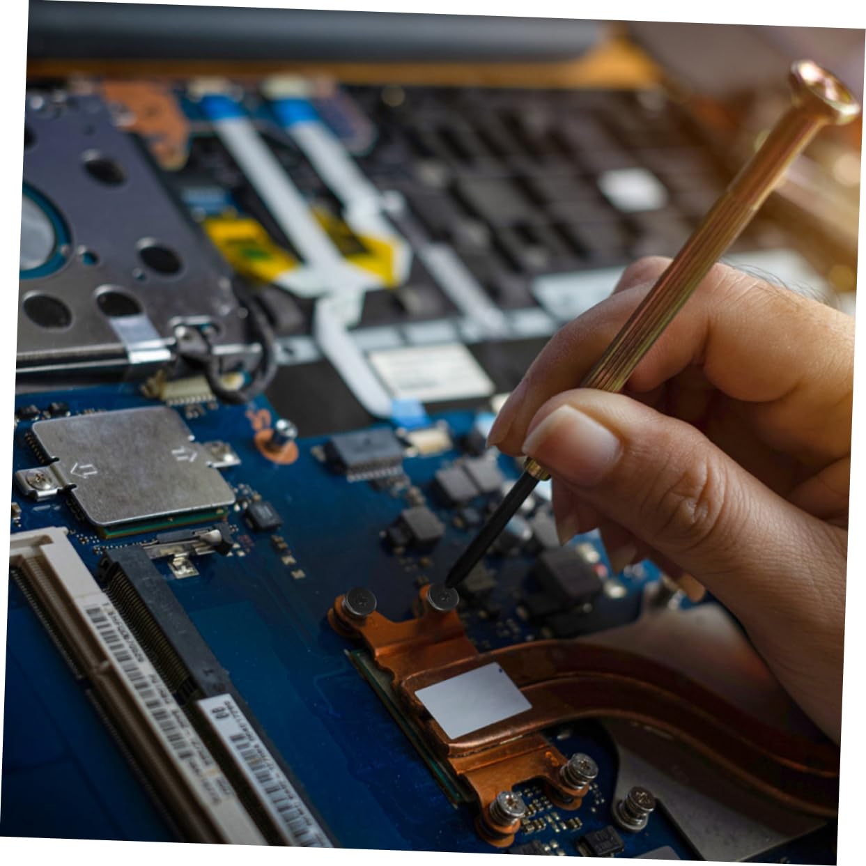 SEWACC 8pcs Head Motherboard Mounting Screws for Laptop and Repair Durable Computer Screws for Efficient Installation and Aesthetic Upgrade