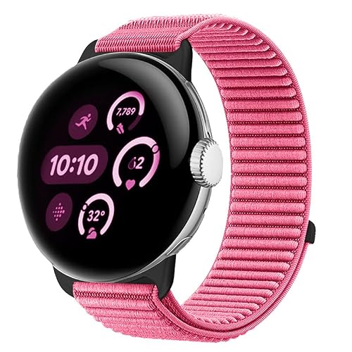 SinMutisme �i�C�����ґg�r���v�o���h Google Pixel Watch 4 �o���h�Ή� �ʋC���p�X�g���b�v Pixel Watch 4 41mm/45mm�p (�s���N���b�h 41mm)
