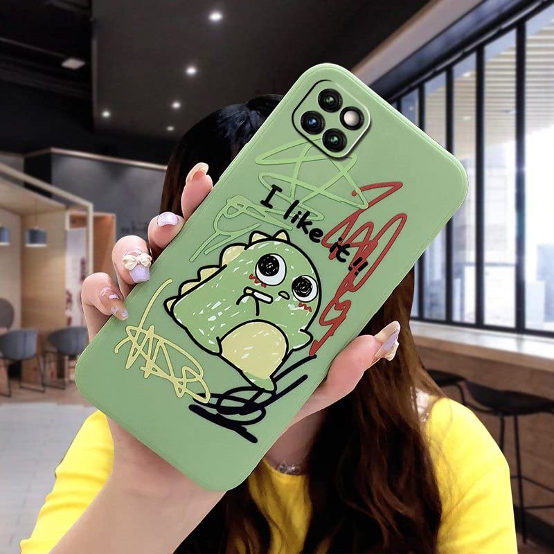 Simplicity Solid Color Lulumi Phone Case for Samsung Galaxy A22 5G/SM-A226B, Skin Feel Silicone Cute Camera All Inclusive Liquid Silicone Shell Lens Bump Protection Protective case Soft Shell, 7