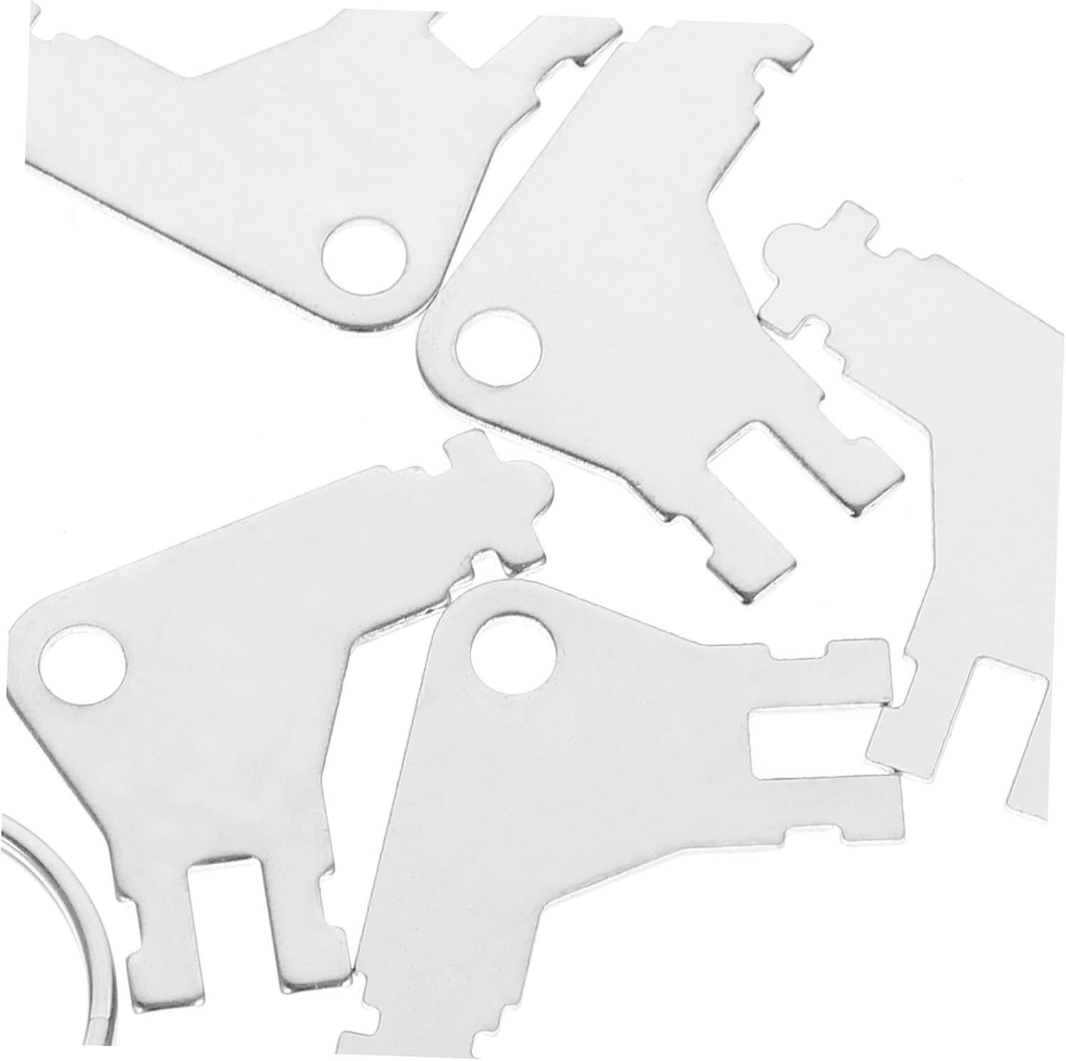 Healifty 5 Sets Commercial Toilet Paper Dispenser Keys for Metal Paper Towel Dispenser Key Replacement for Bathroom Kitchen Office Use