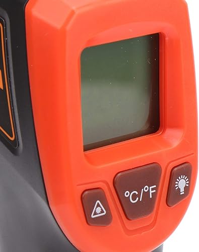 Miniatura 6 de Pistola de medición de temperatura, termómetro infrarrojo, termómetro industrial, con pantalla LCD GM320S para tuberías de agua caliente, partes del