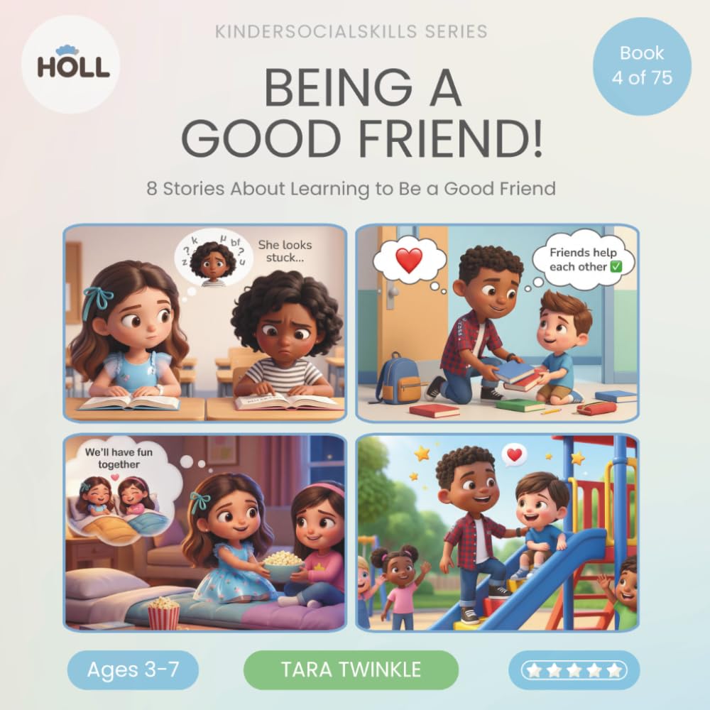Being a Good Friend | A Social Story for Kids | KinderSocialSkills: Teaching Friendship Skills to Ages 3–7 Through Story