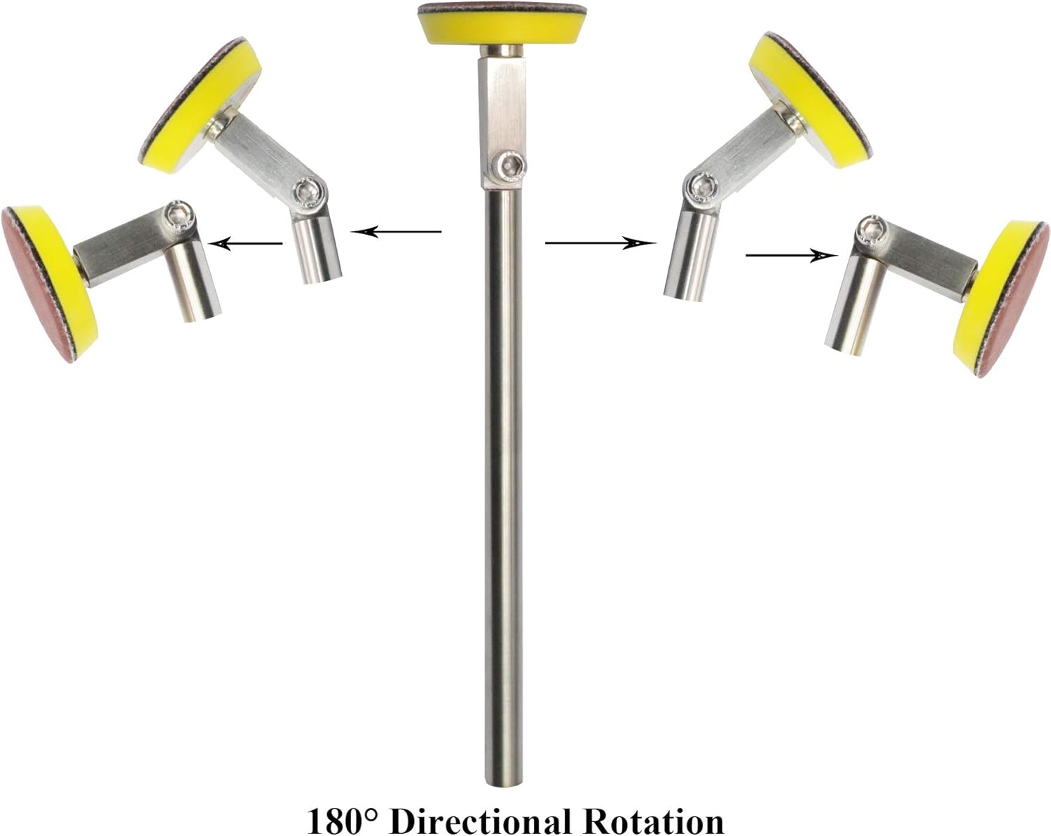 Sander Sanding Tool with 1", "2", "3" Foam Loop Sander Pad and 90pcs Sandpaper for Woodworking Wood Turning on Lathe