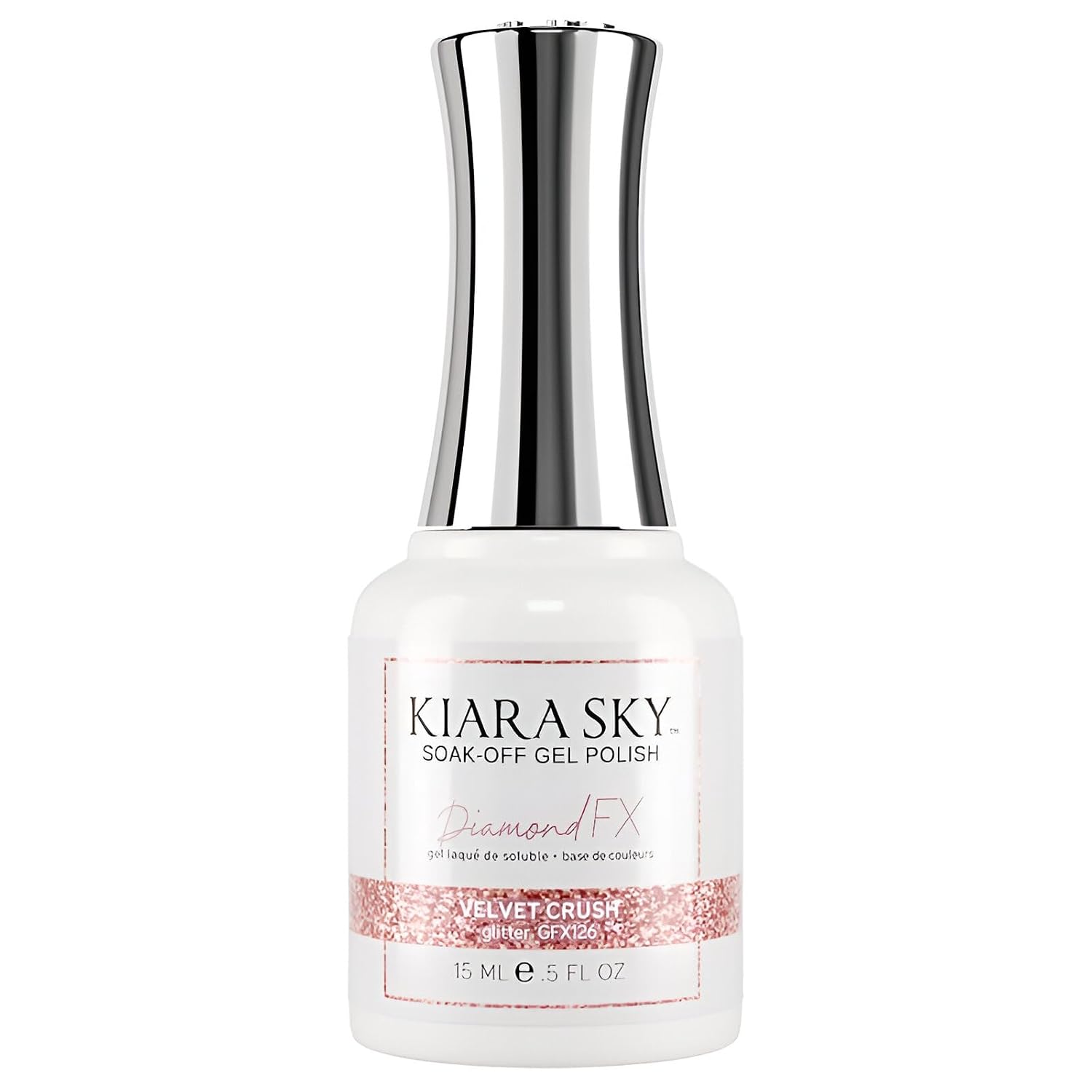 KIARA SKY Soak Off Gel Nail Polish DIAMOND FX 0.5 fl oz, VELVET CRUSH (GFX126)