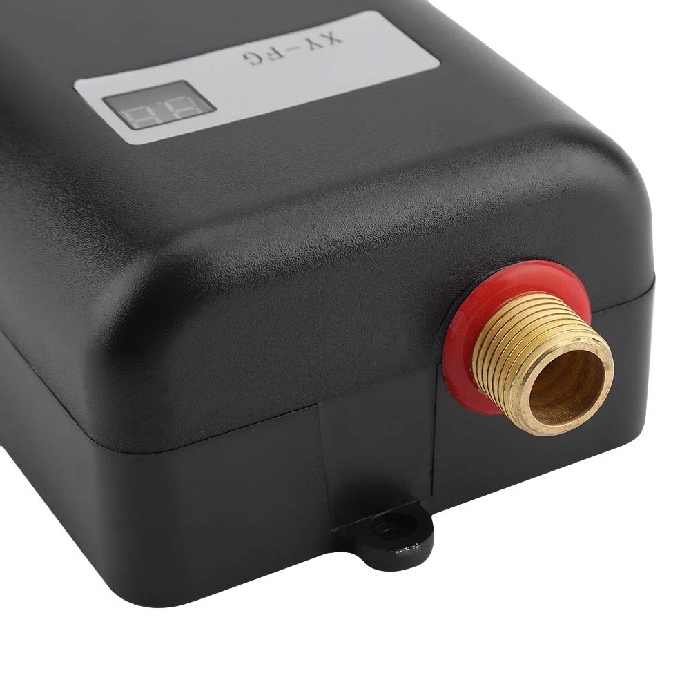 220 V 3400 W Mini Natychmiastowy Podgrzewacz Wody Bez Zbiornika Podgrzewacz Ciepłej Wody Natychmiastowy Prysznic System Ciepłej Wody Do Łazienki Kuchnia Mycie Czerwony Ue (Czarny)