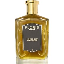 Floris London Honey Oud Eau de Parfum Spray, Mens Luxury Cologne, Amber, Gourmand Fragrance, 3.4 fl oz