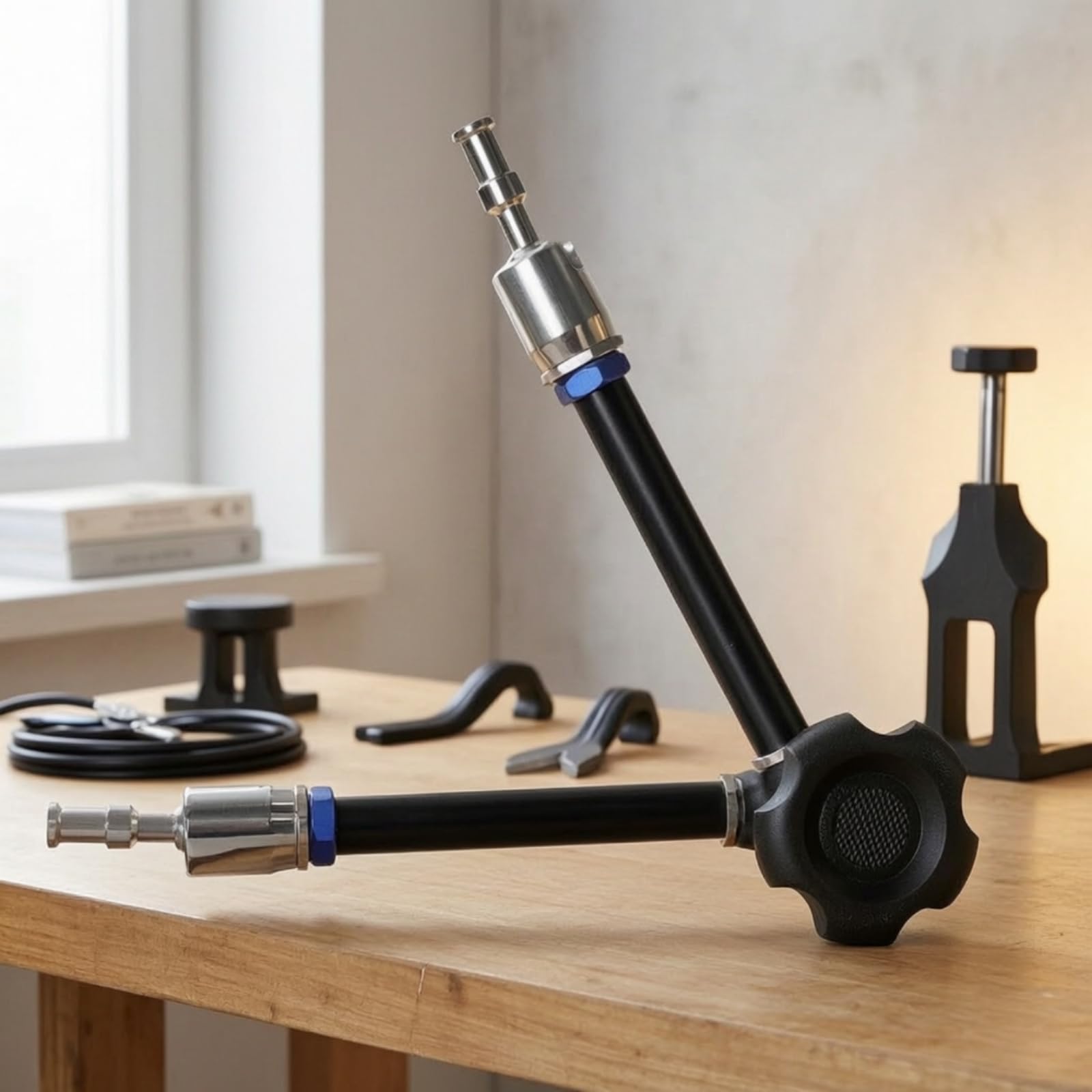 Braccio Facile da Regolare Braccio con Testa a Sfera Robusto Supporto per Studio Fotografico
