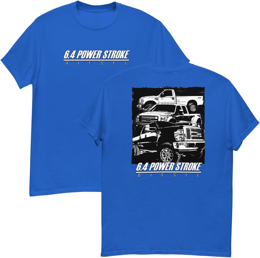 6.4 Power Stroke Shirt Mens Powerstroke Diesel Truck T-Shirt