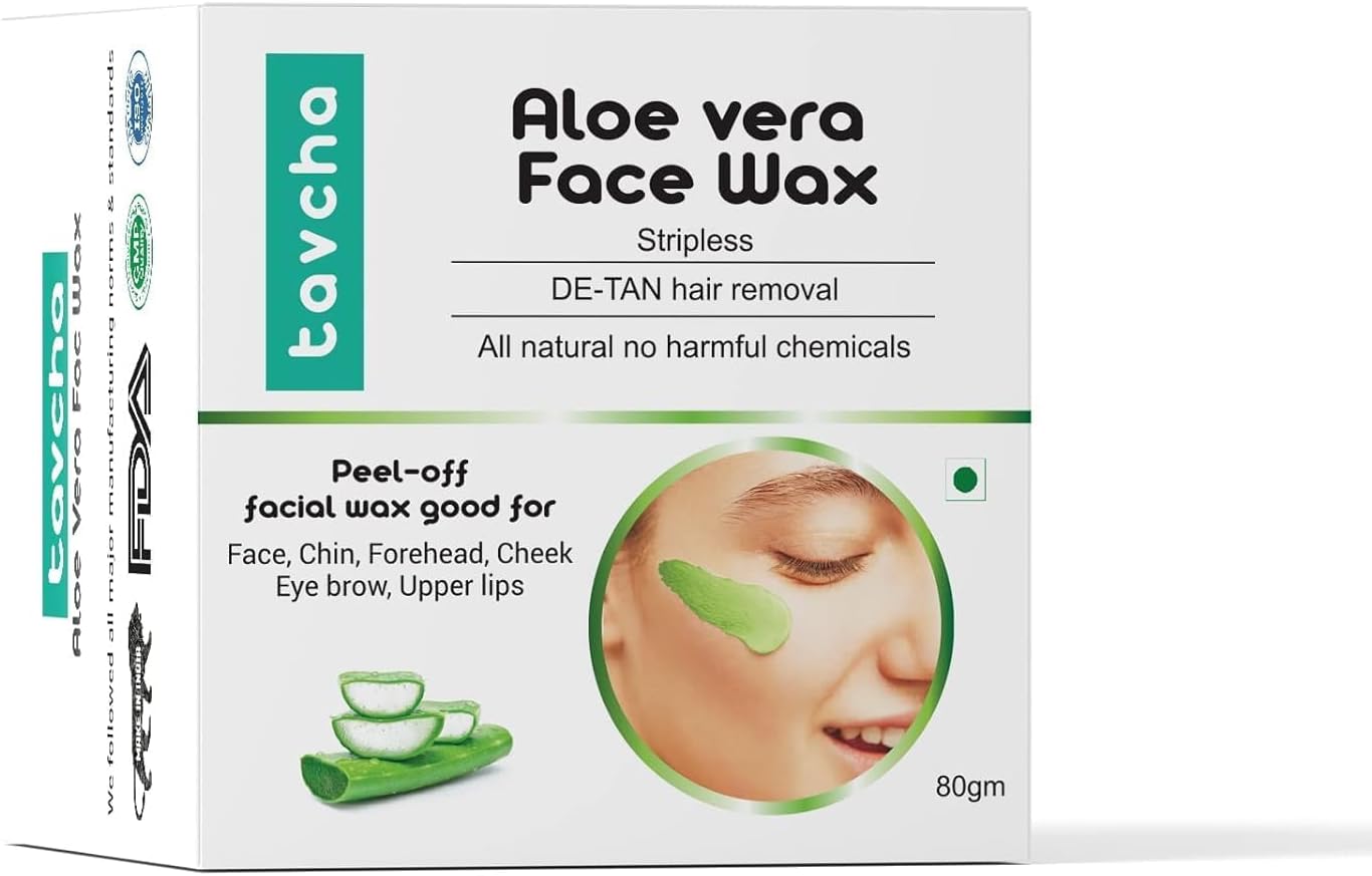 MONISA Premium Aloe Vera Facial Wax, Upper Lips, Eye brow, Cheek, Chin, for Head etc. by tavcha