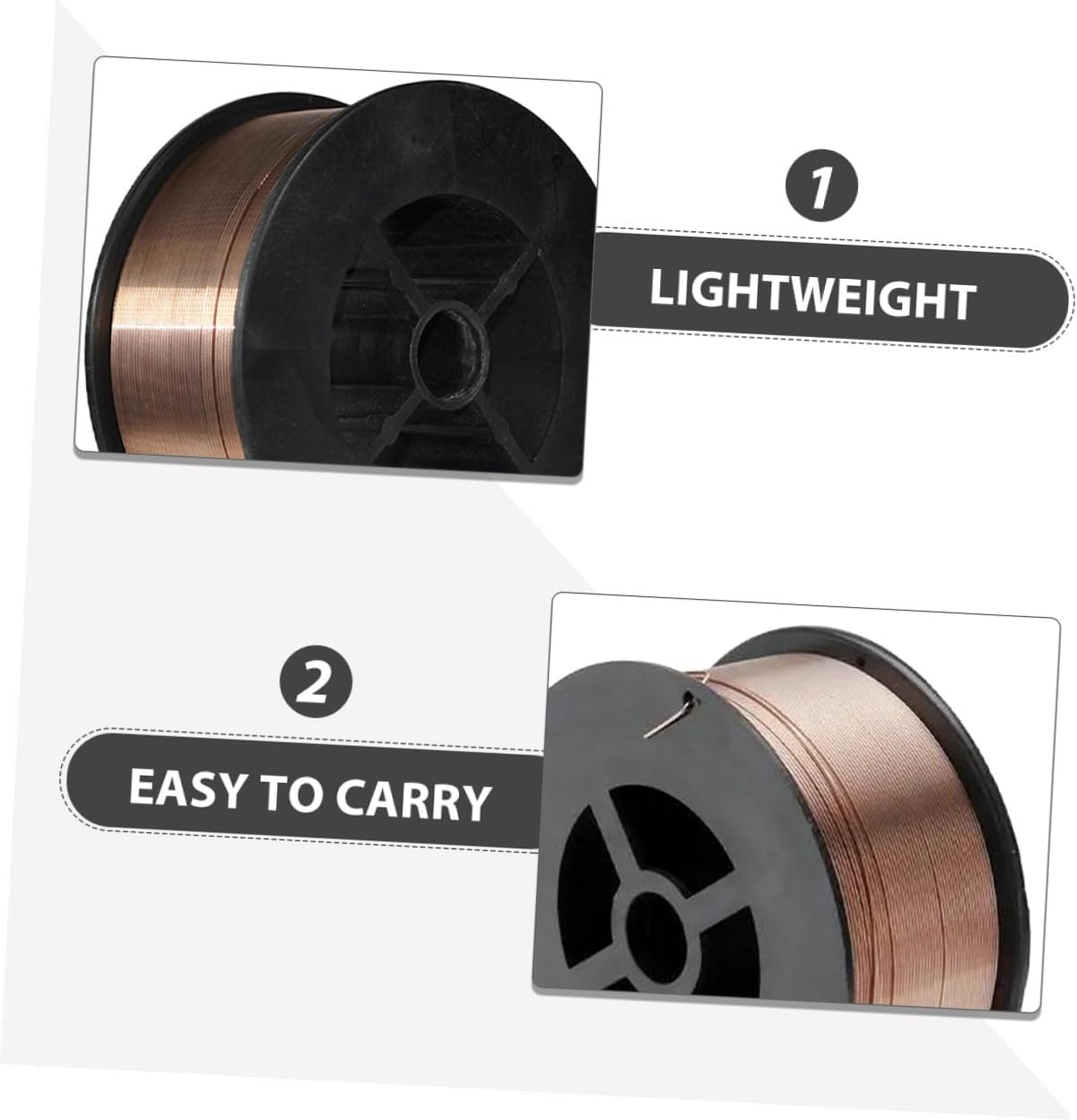 FOMIYES Carbon Steel Flux Core Welding Wire Er70s-6 1.2mm 1kg Spool Gasless Welding Wire for Construction Automotive and Mechanical Applications