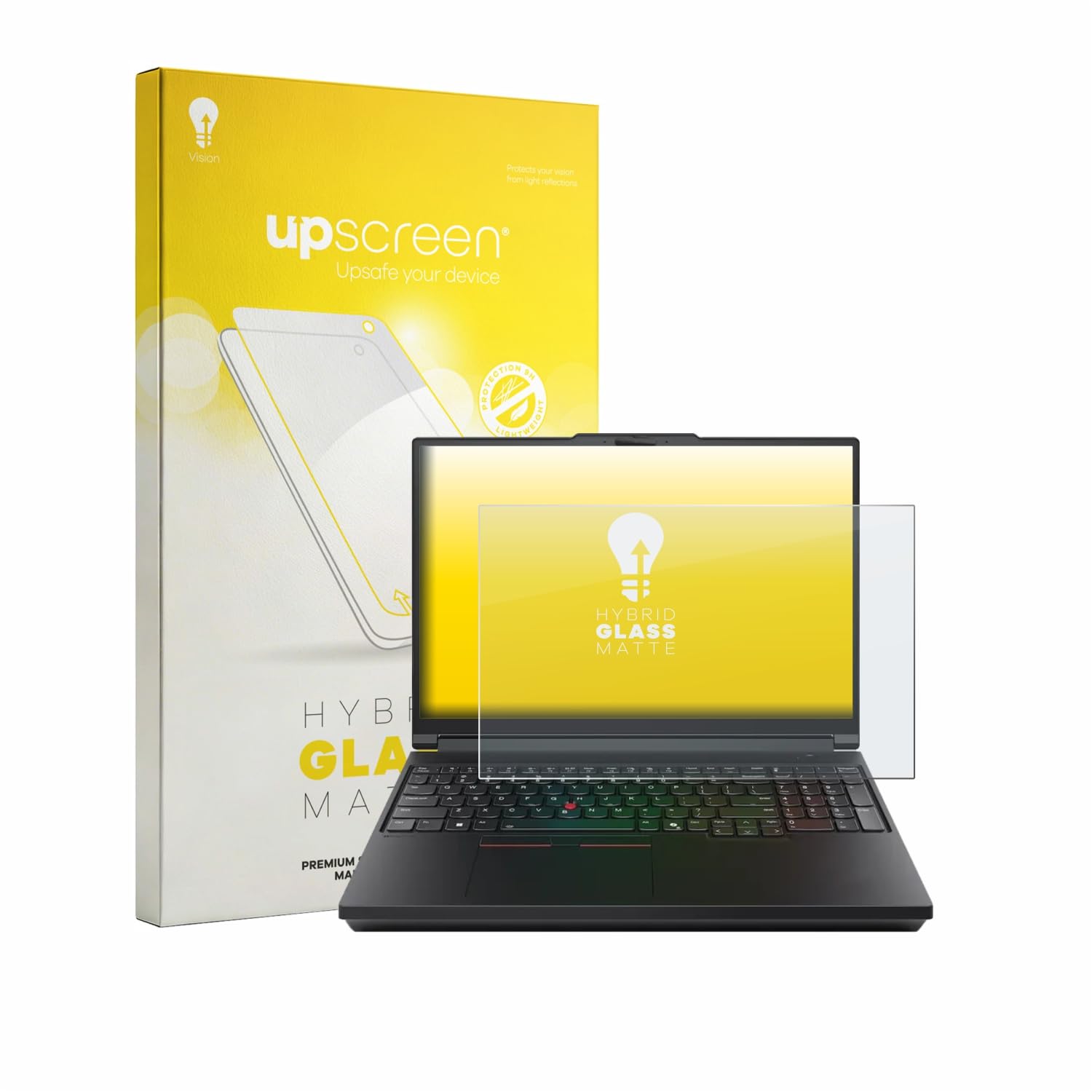 upscreen Protector Pantalla Cristal Mate para Lenovo ThinkPad T16g Gen 3 16" Protección Anti-Reflejos – 9H Dureza